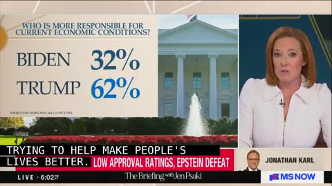 Jen Psaki Hammers Trump Over ‘Absolutely Brutal Polls’ — Especially From Fox News