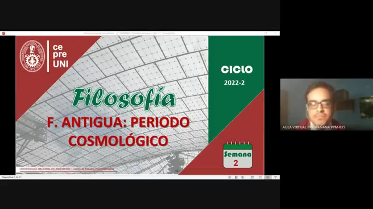 CEPRE UNI 2022 - 1 | Semana 02 | Filosofía