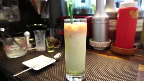 Pandan Milk Tea