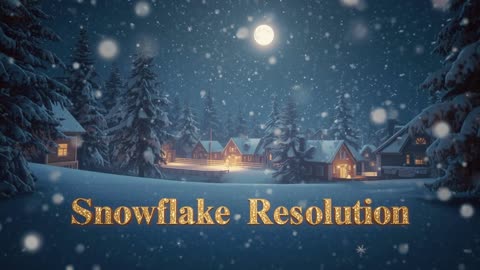 ❄️ Snowflake Resolution – New Year Lullaby for Kids | Gentle Sleep Music for Babies & Toddlers 🌙✨