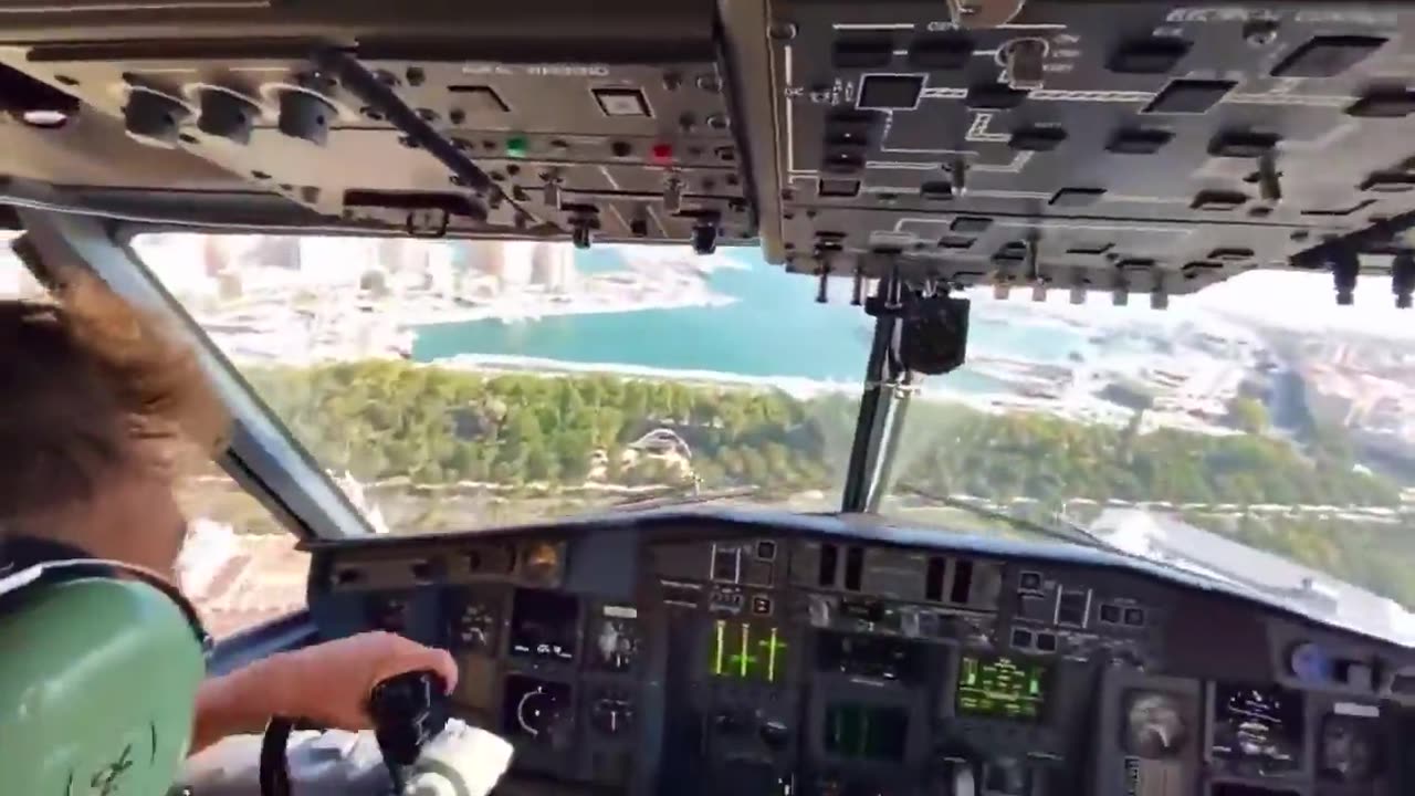 Italian Firefighting Plane Loads Water