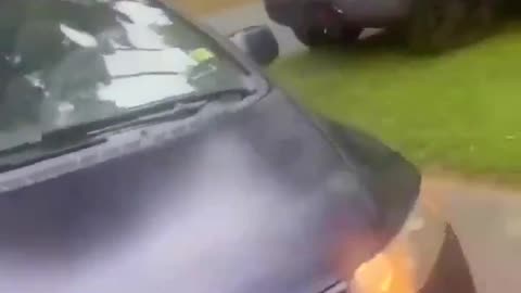 Skinny white dude knocks the hell out of a Negro!!!