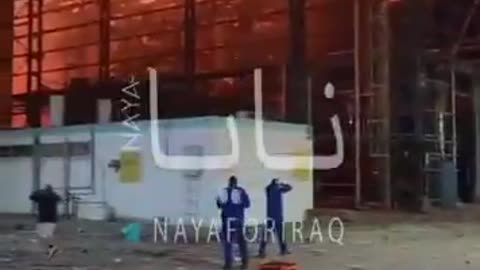 BREAKING_ Fire breaks out after Iranian missiles hit Israel