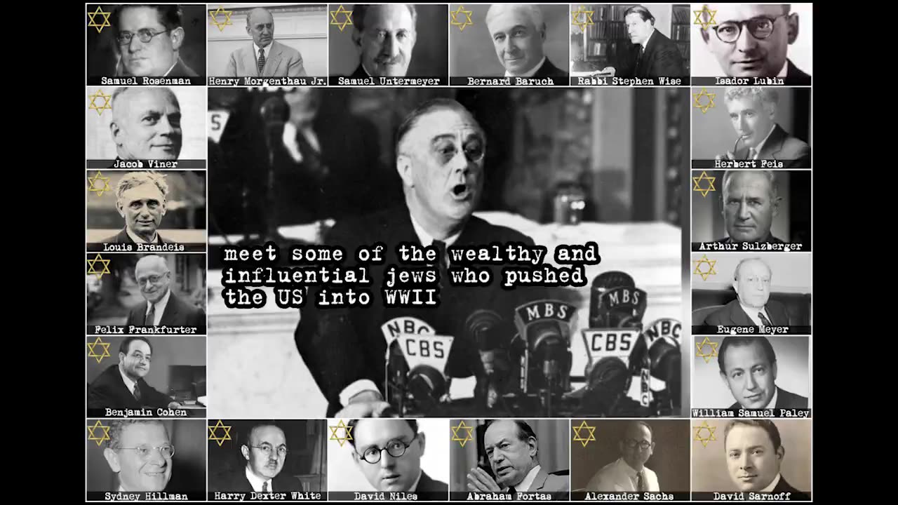 INFLUENTIAL JEWS WHO PUSHED THE WARS