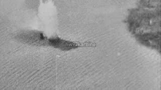 Junkers Ju 87 G "Kanonenvogel" engaging Soviet riverine transportation in the Summer of 1943