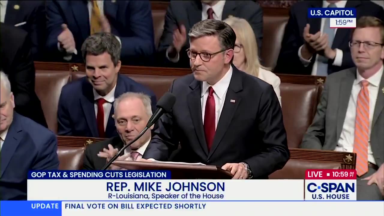 Speaker Mike Johnson says The One Big Beautiful Bill was not written for the Democratic Party, the elite or the media