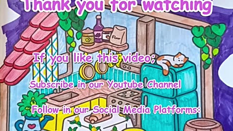 Color With Me 04 (Shorts) | Kitchen Corner | Coloring Nook Studio