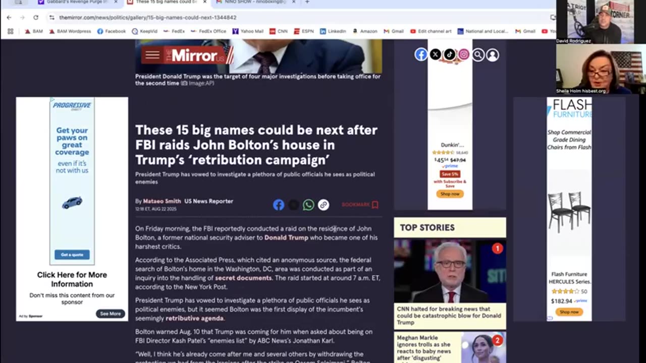 SHEILA HOLM - MILITARY ARRESTS & TRIBUNALS!