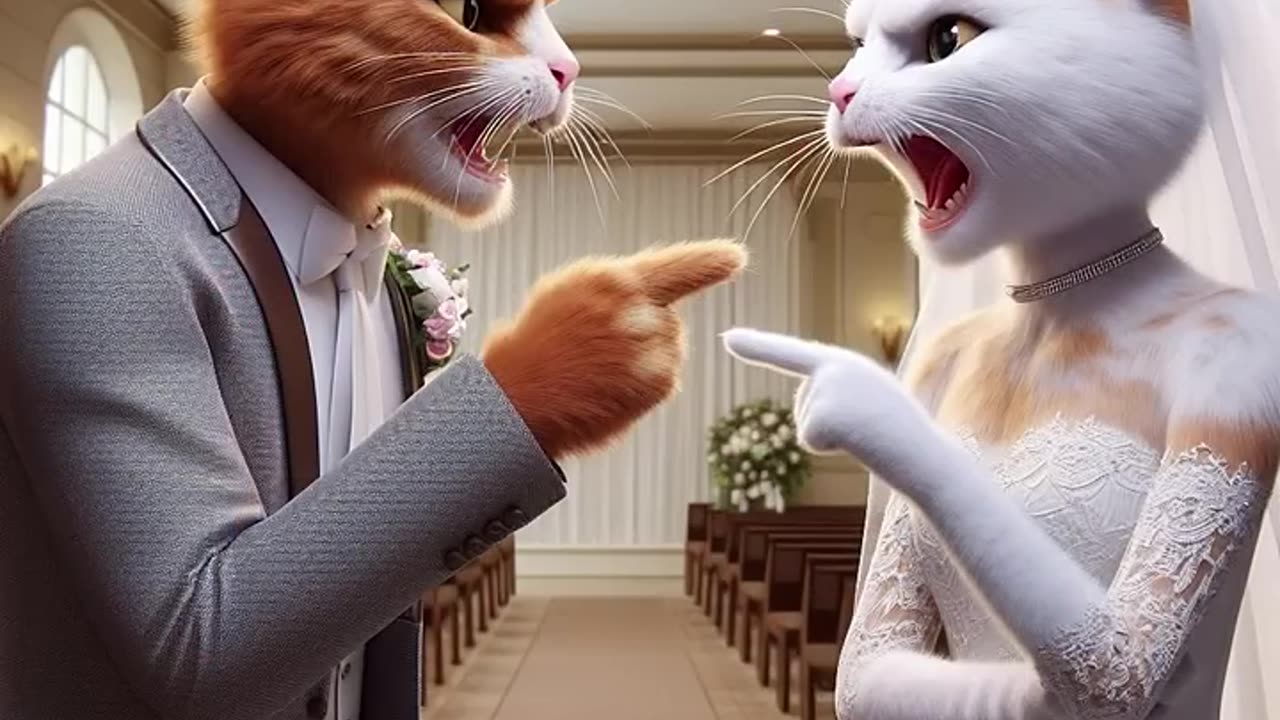 📹 Endless Fight of Cat Couple...💔 | Cat story 🐱