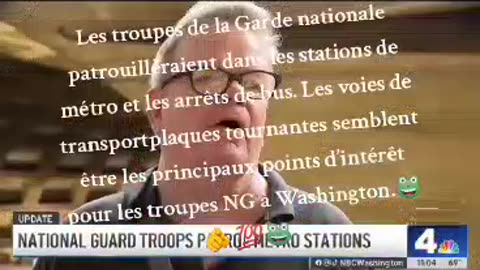 Les troupes de la Garde nationale patrouillent Washington DC