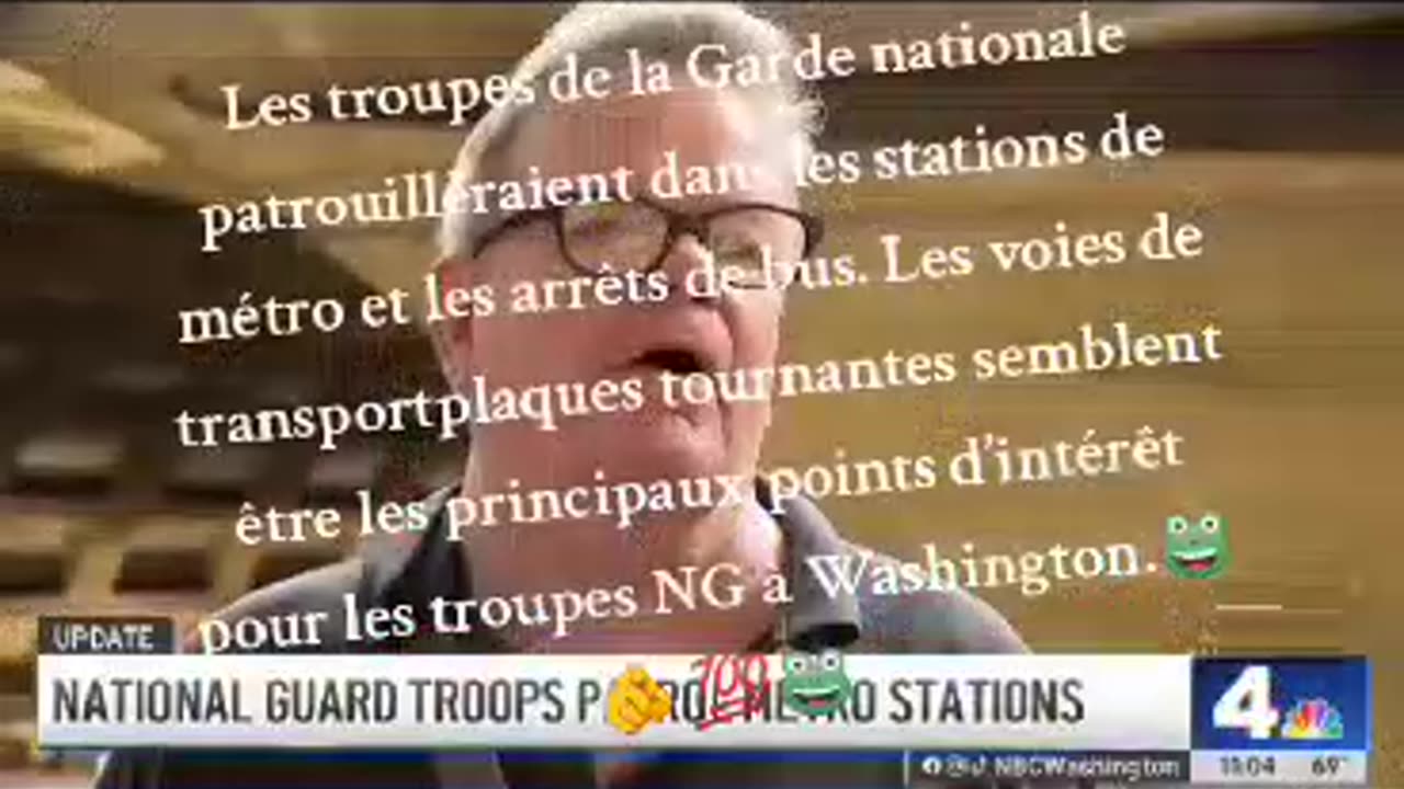 Les troupes de la Garde nationale patrouillent Washington DC