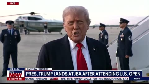 Trump: Liberal NY Crowd At US Open Were Really Nice