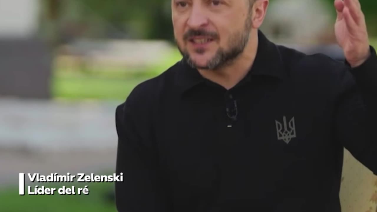 Zelenski dice que quiere lograr “la paz por la fuerza” en el conflicto con Rusia