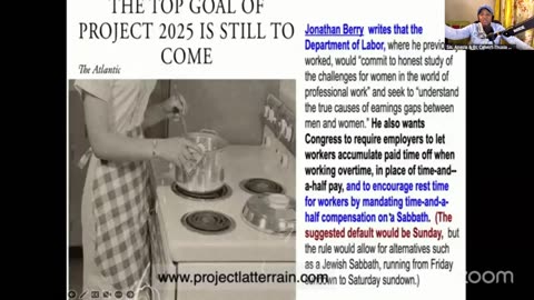 Question: Project 2025's Johnathan Berry Sunday Law This Year?