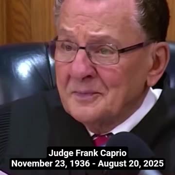 JUDGE FRANK CAPRIO DIES AT 88