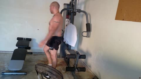My pre-live gaming workout