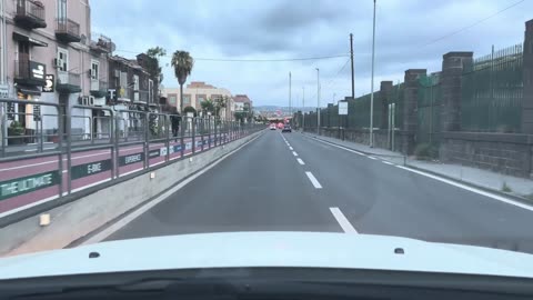 Highway Drive – From San Giovanni La Punta to Catania Port via Catania Bypass, Sicily Italy