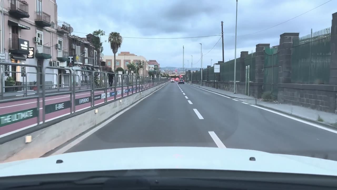 Highway Drive – From San Giovanni La Punta to Catania Port via Catania Bypass, Sicily Italy