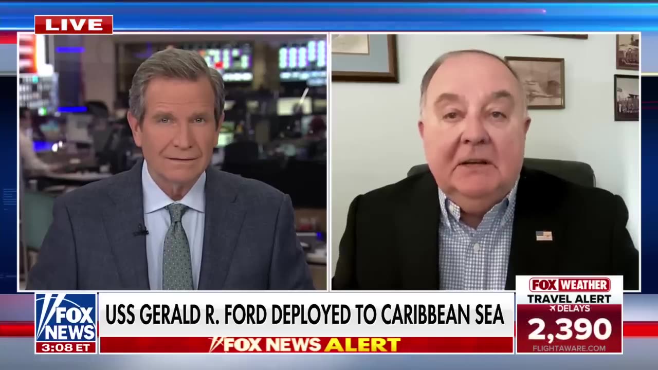 Navy deploys LARGEST aircraft carrier as Trump steps up cartel fight