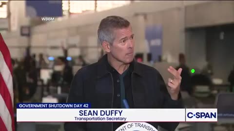 SEC. DUFFY: “Today has been a much better day, a lot more air traffic controllers are coming in...