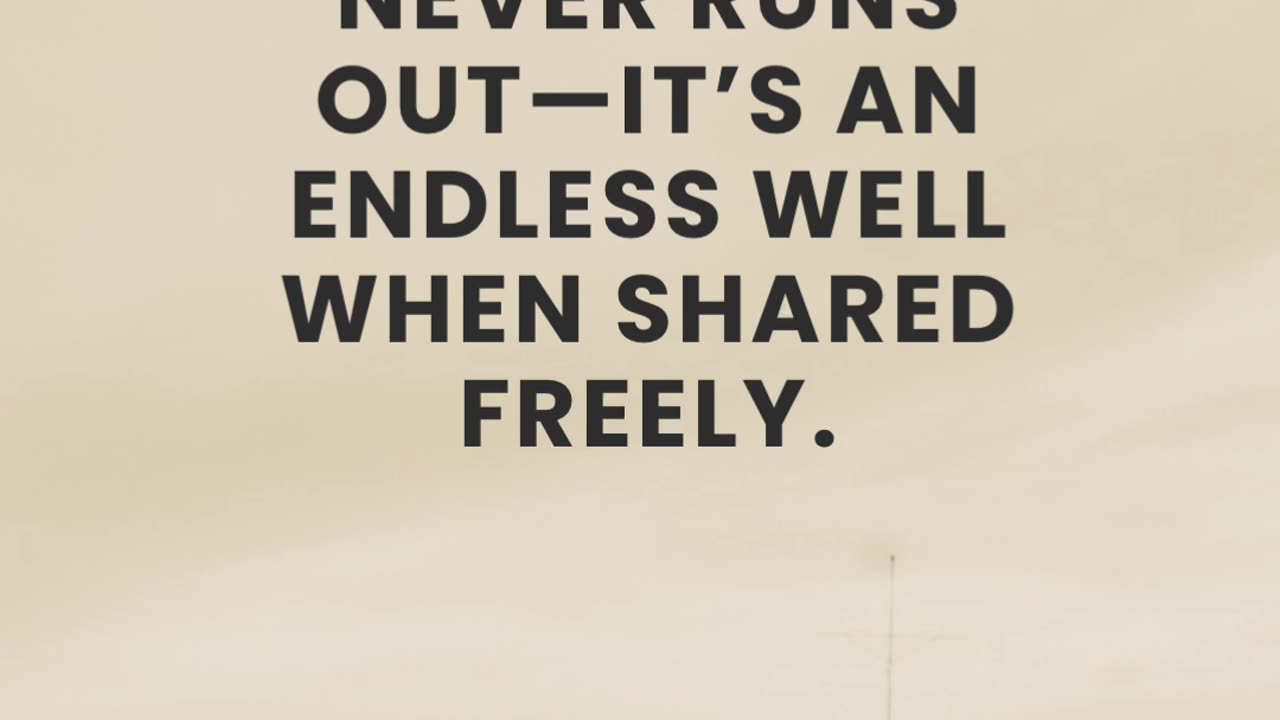 What if God’s love doesn’t shrink when you share it—but flows even stronger?