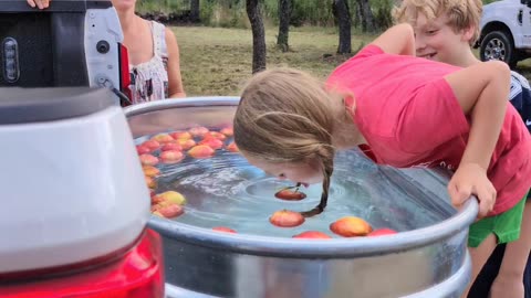 Bobbing for apples