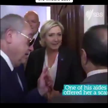 Marine Le Pen refuses to wear headscarf in the Middle East!