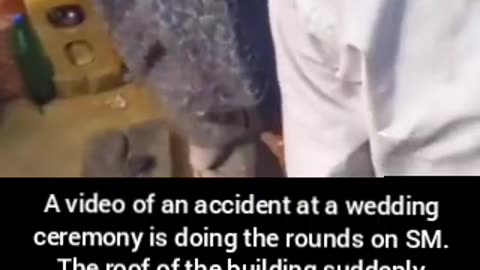 VIRAL: Terrible accident at a wedding ceremony!