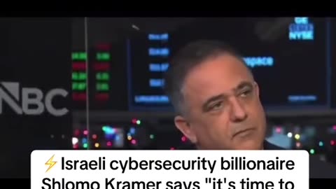 🖕🏼 Israeli tells us “we need to control the 1st Amendment”