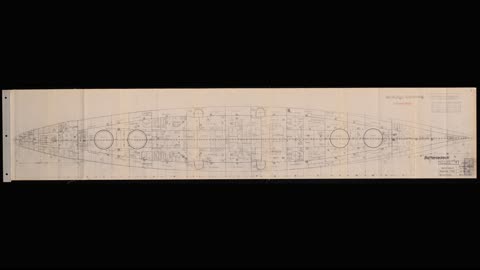 Bismarck General Plans from the Bundesarchiv )Original)