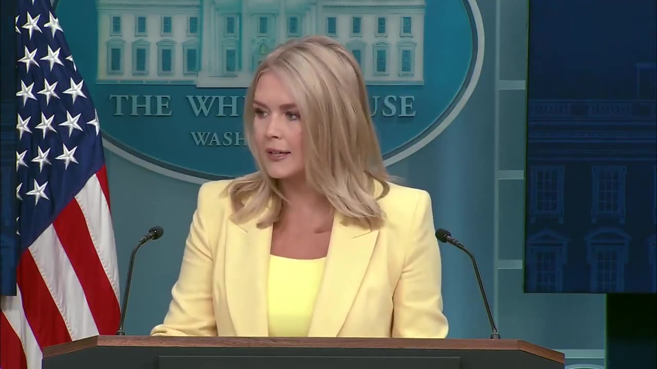 🚨🔥Karoline Leavitt: "I can summarize POTUS' foreign policy agenda with two words: