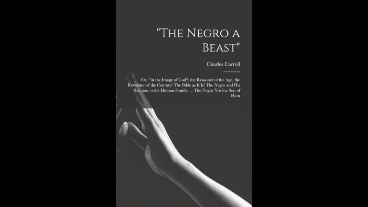 The Negr0 a Beast or in the Imagine of God. Chapter 8. Part 2.