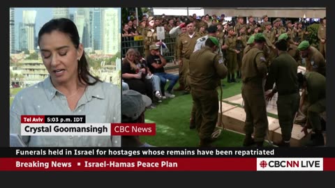 Funerals held in Israel for hostages whose remains were returned