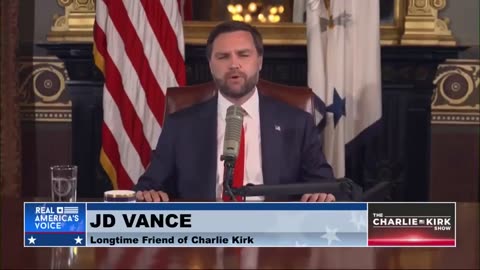 WATCH IN FULL: VP's opening comments on The Charlie Kirk Show