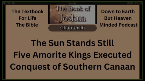 Episode 196 Text Book for Life, The Bible. On Down to Earth But Heavenly Minded Podcast.