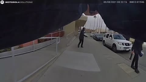Riverside Police Shoot Gun Toting Homeless Criminal