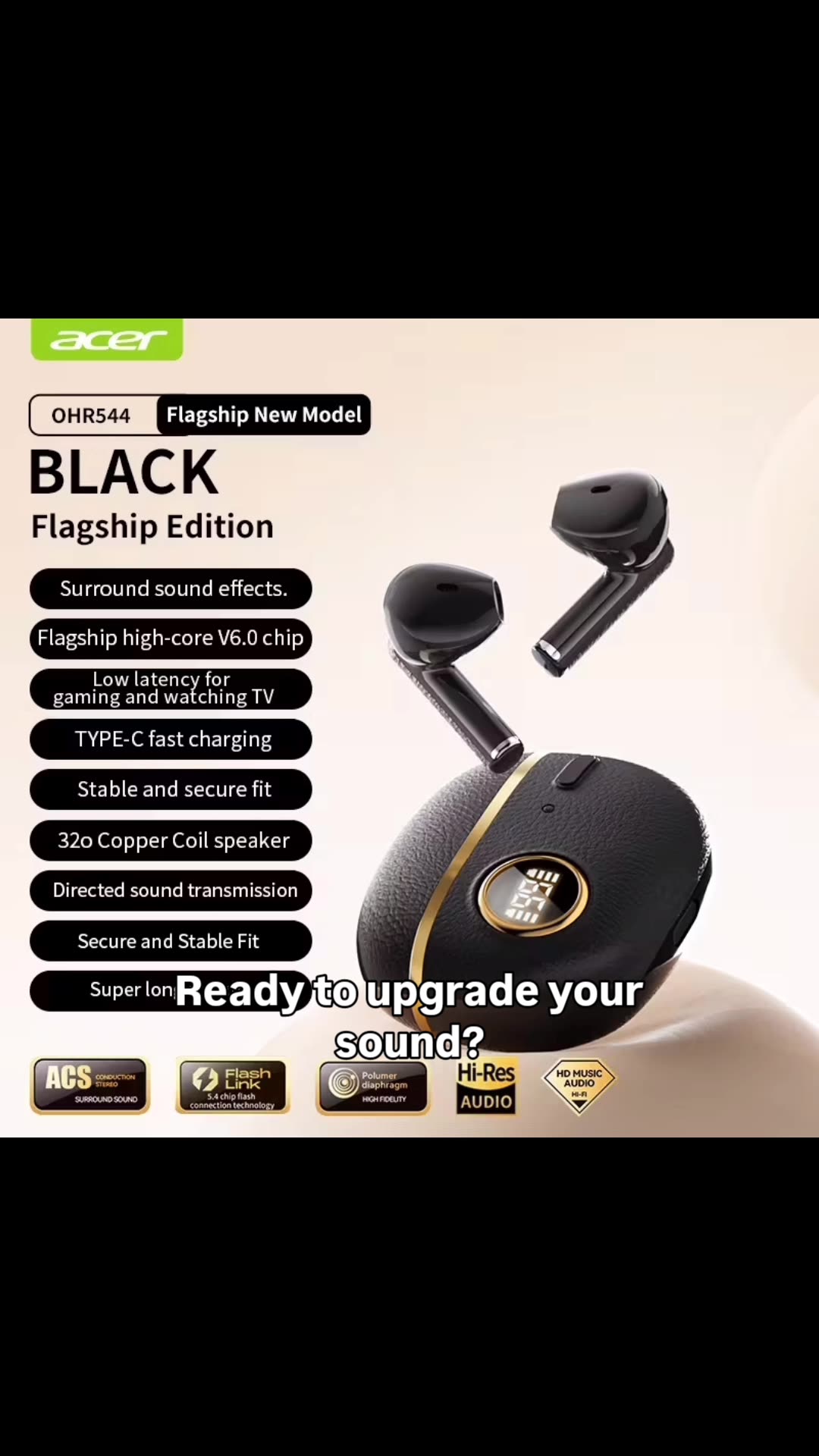 [Acer] 2025 new model TWS Wireless Headset