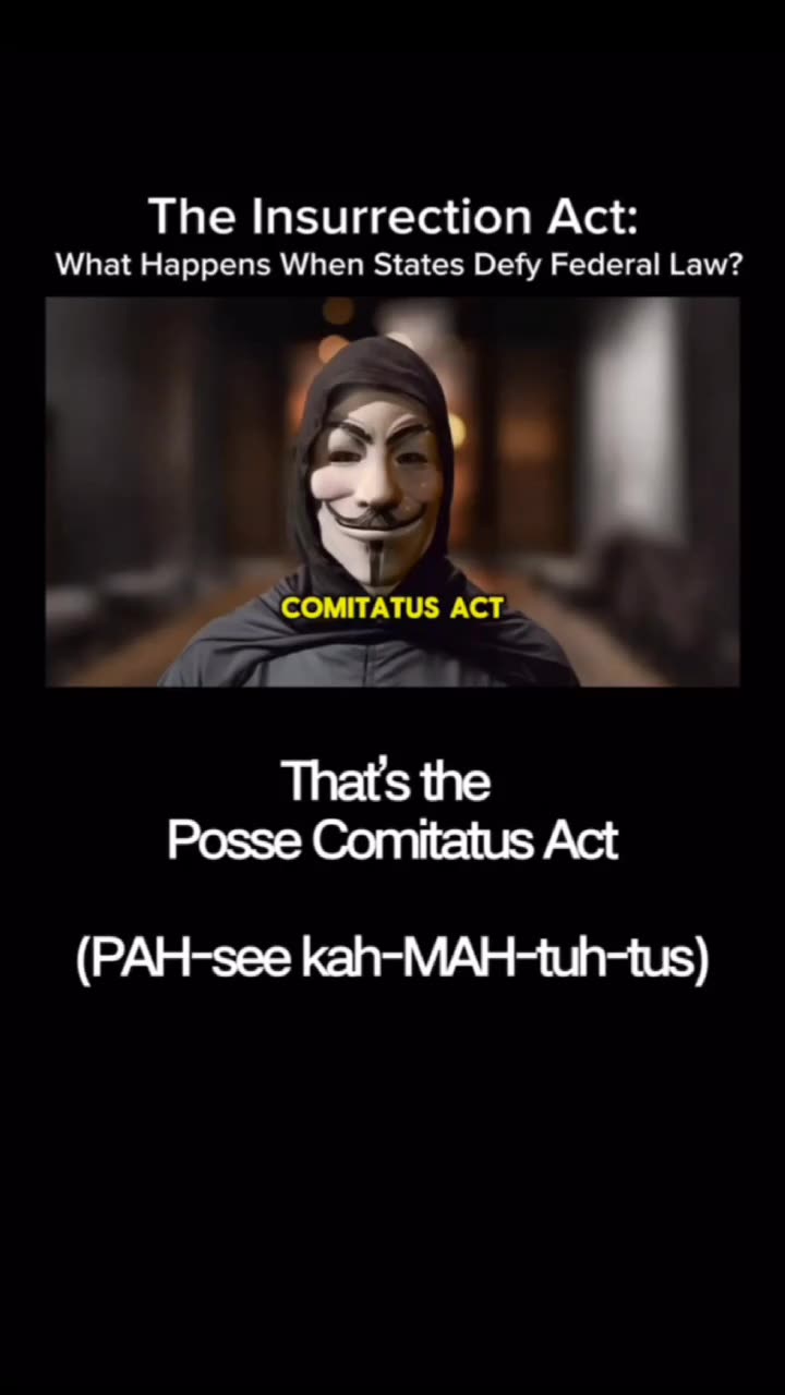 THE INSURRECTION ACT: THE LAW THEY DONT WANT YOU TO UNDERSTAND (Read Description)