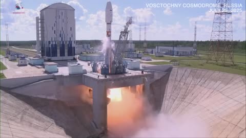 Soyuz Rocket Launches Iranian Satellite