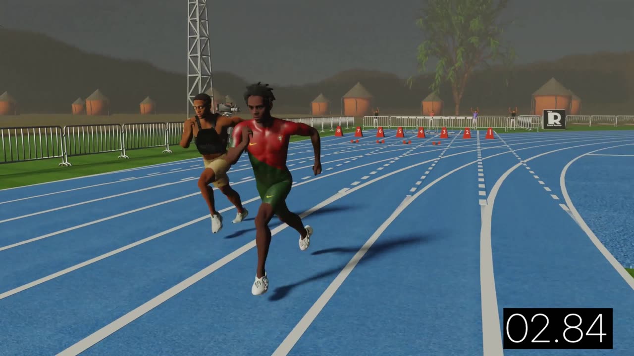 IShowSpeed vs Ashton Hall Speed Comparison [3D]
