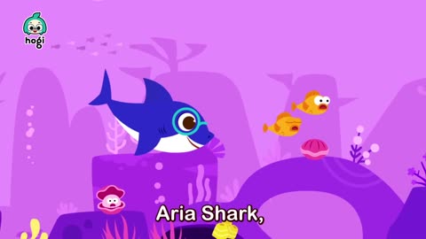 🦈Baby Shark and 99 Shark Friends _ Find Your Name! _ Nursery Rhymes _ Hogi Kids Songs