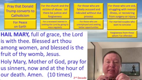 Mary's Daily Live Holy Rosary Prayer at 8:00 p.m. EDT 06/30/2025