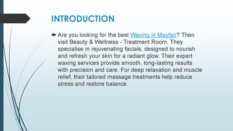 Best Waxing in Mayfair