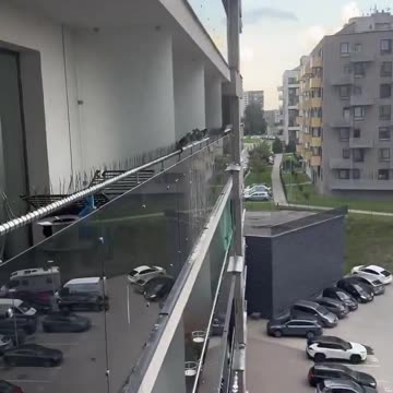 Homeowners in Russia found a clever way to stop birds from messing up their balcony windows 🐦