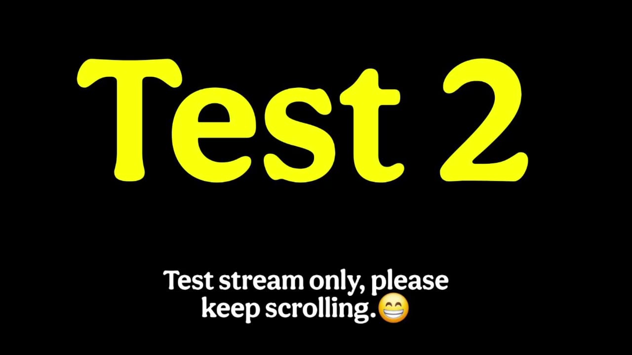 Test stream