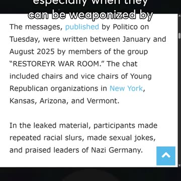 Racist Texts Leak from Young Republican Group, Sparking Debate over Cancel Culture