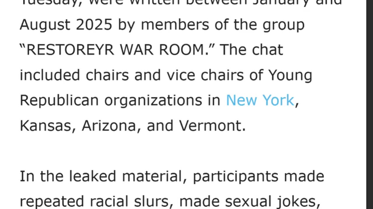 Racist Texts Leak from Young Republican Group, Sparking Debate over Cancel Culture