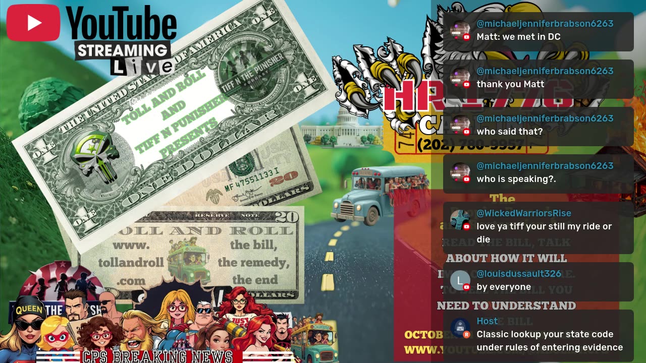 SPECIAL REPORT: TIFF N PUNISHER & TOLL AND ROLL--TOWN HALL CALL IN SHOW