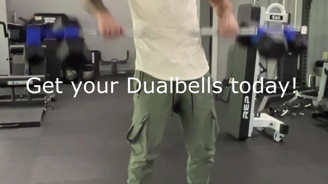 🏋️‍♂️#legday Game-Changer for #HomeGym #dumbbellworkouts! Use #dumbbells as #weightplates w/Dualbell