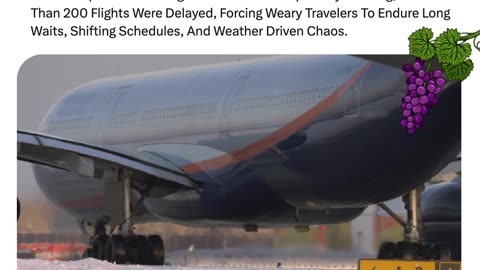 Overnight Snow Gripped Boston, Snarling Logan Airport As 200+ Flights Were Delayed.